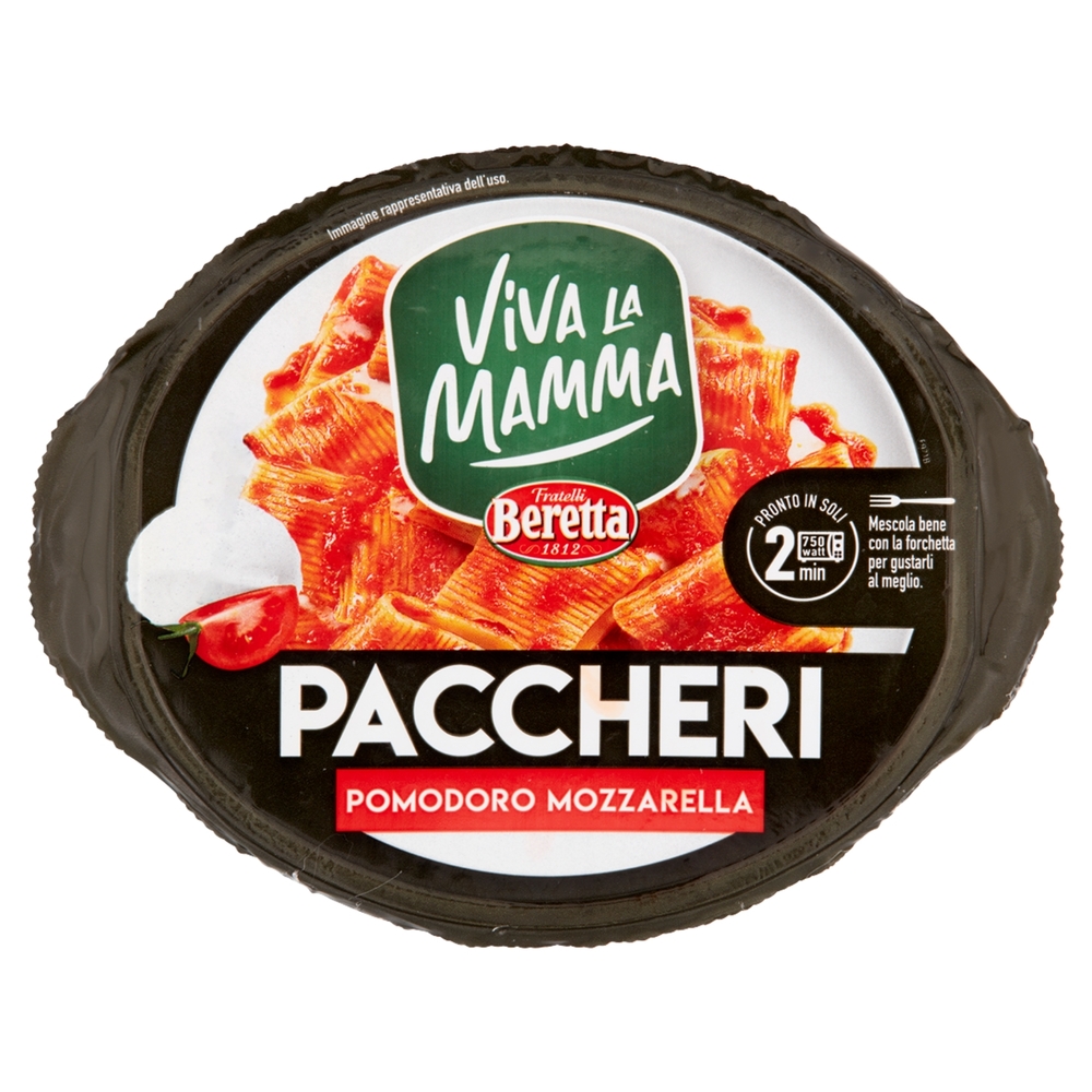 Viva la Mamma Mezzi Paccheri Pomodoro e Mozzarella 220 g